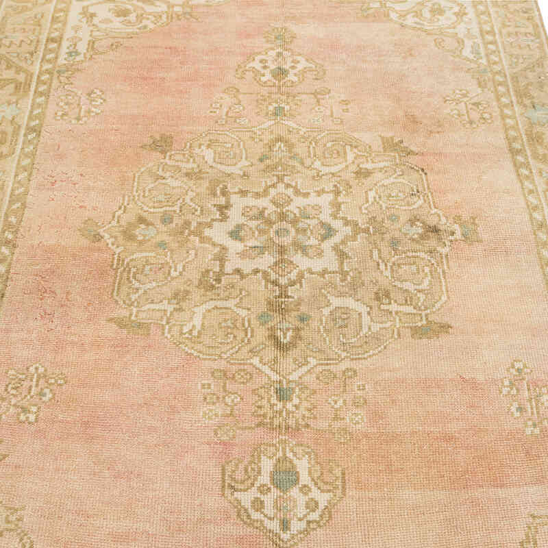 Alfombra Vintage Turca Anudada a Mano - 132 cm x 212 cm - K0082026