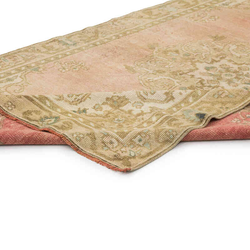 Alfombra Vintage Turca Anudada a Mano - 132 cm x 212 cm - K0082026