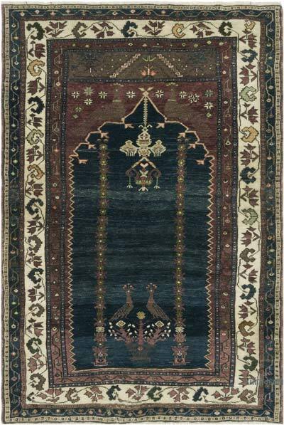 Vintage Turkish Hand-Knotted Rug - 4'  x 5' 11" (48" x 71")