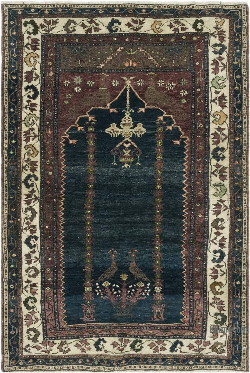 El Dokuma Vintage Halı - 121 cm x 180 cm - K0082027