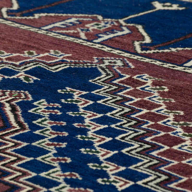 Alfombra Vintage Turca Anudada a Mano - 131 cm x 197 cm - K0082028