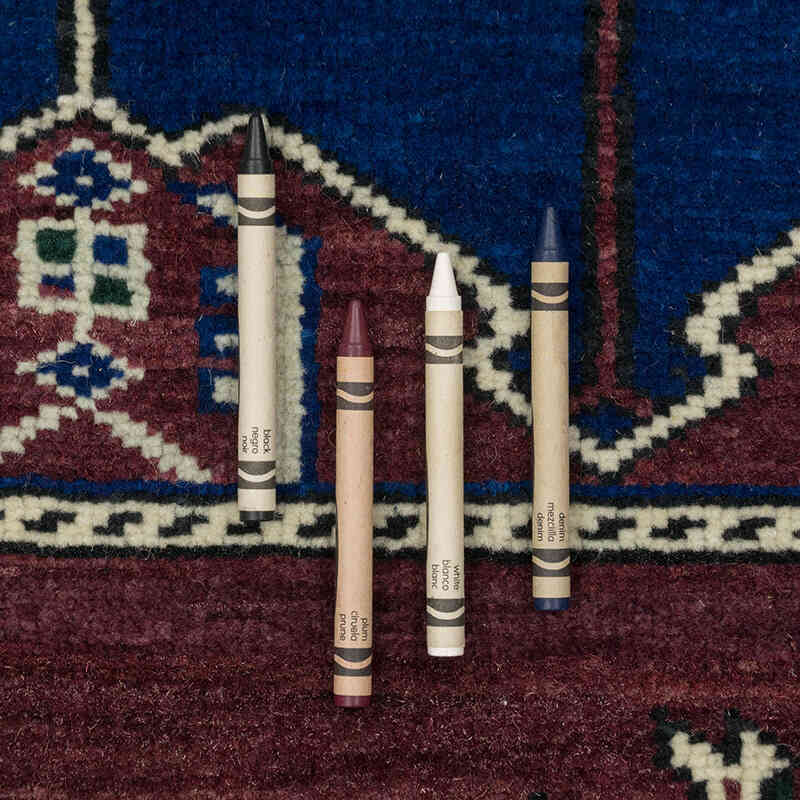 Alfombra Vintage Turca Anudada a Mano - 131 cm x 197 cm - K0082028