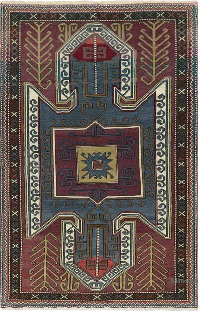 Vintage Turkish Hand-Knotted Rug - 4' 1" x 6' 4" (49" x 76")