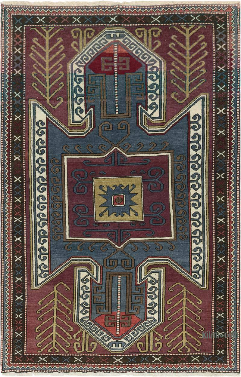 El Dokuma Vintage Halı - 125 cm x 192 cm - K0082029