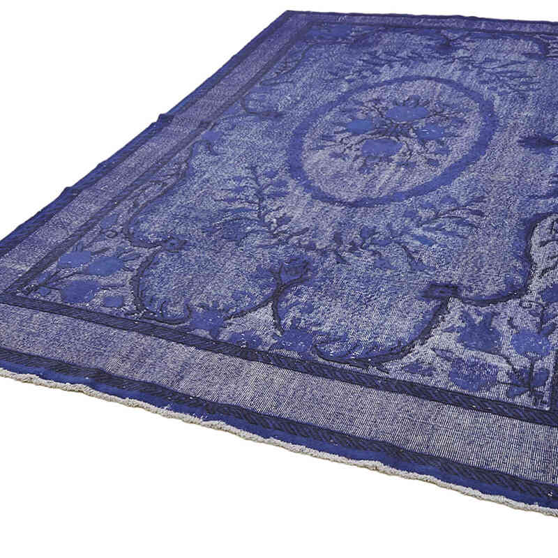 Hand Carved Over-Dyed Rug - 7' 3" x 11' 3" (87" x 135") - K0082084