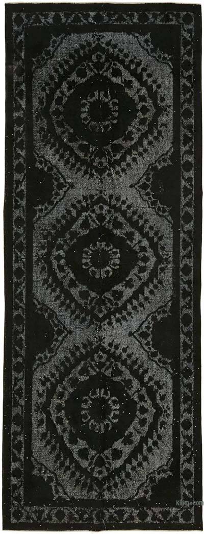 Hand Carved Over-Dyed Rug - 4' 8" x 12'  (56" x 144")