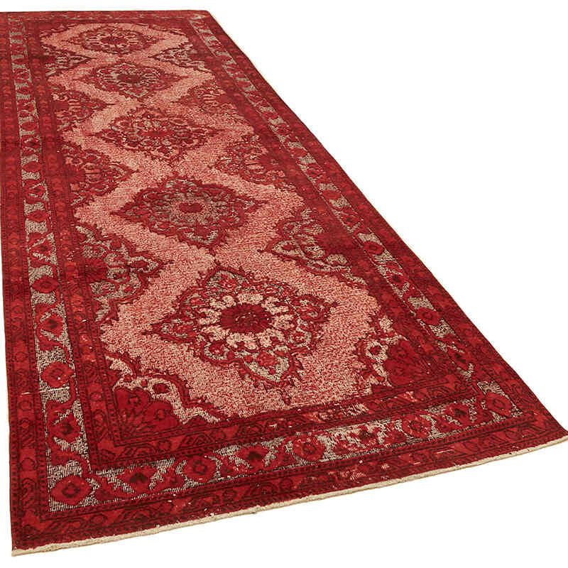 Hand Carved Over-Dyed Rug - 4' 9" x 13' 3" (57" x 159") - K0082088