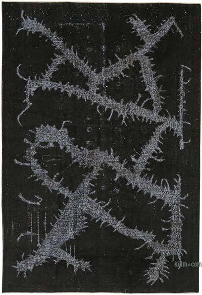 Hand Carved Over-Dyed Rug - 6' 11" x 10' 8" (83" x 128")