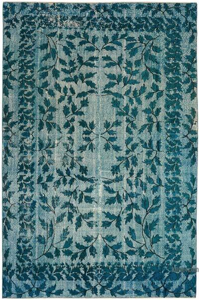 Hand Carved Over-Dyed Rug - 6' 6" x 10' 4" (78" x 124")