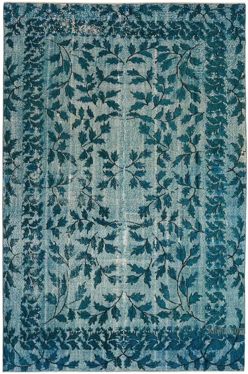Alfombra Tallada a Mano Sobre Teñida - 198 cm x 315 cm - K0082090