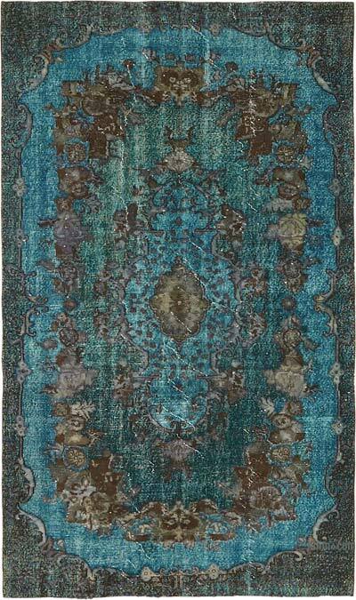 El Oyması Boyalı Halı - 157 cm x 267 cm