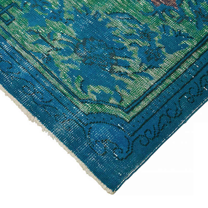 Hand Carved Over-Dyed Rug - 6' 6" x 9' 4" (78" x 112") - K0082097