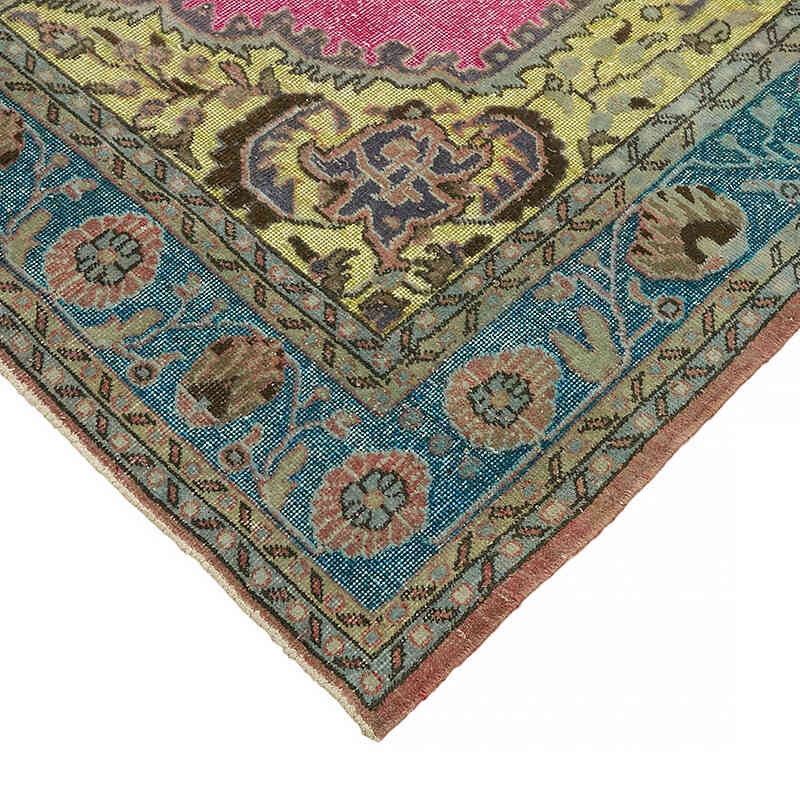 Hand Carved Over-Dyed Rug - 7' 2" x 11' 2" (86" x 134") - K0082098