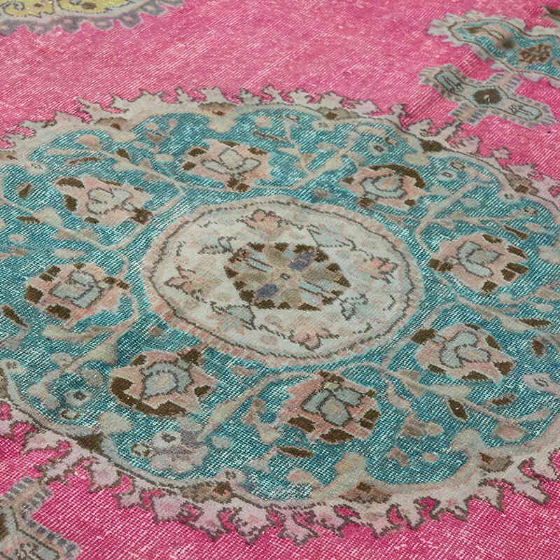 Hand Carved Over-Dyed Rug - 7' 2" x 11' 2" (86" x 134") - K0082098