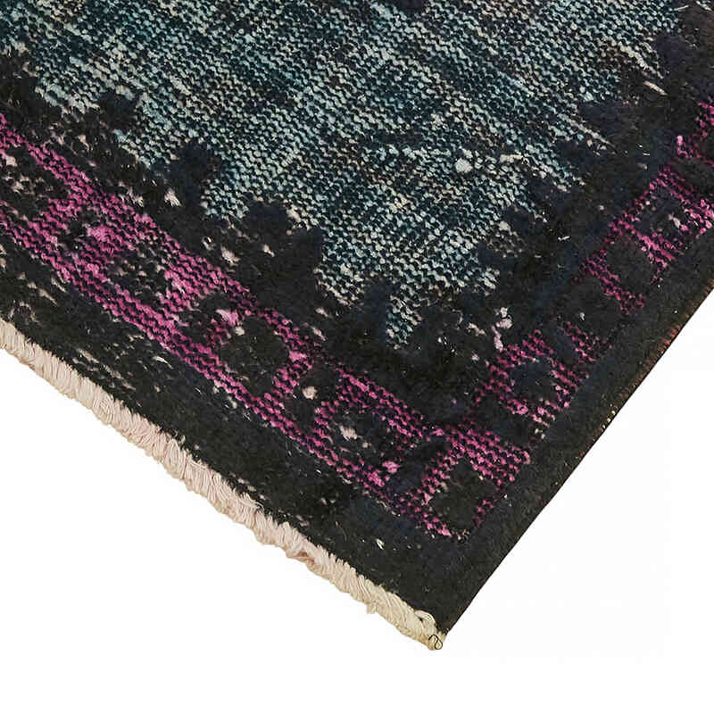 Hand Carved Over-Dyed Rug - 2' 7" x 9' 9" (31" x 117") - K0082101