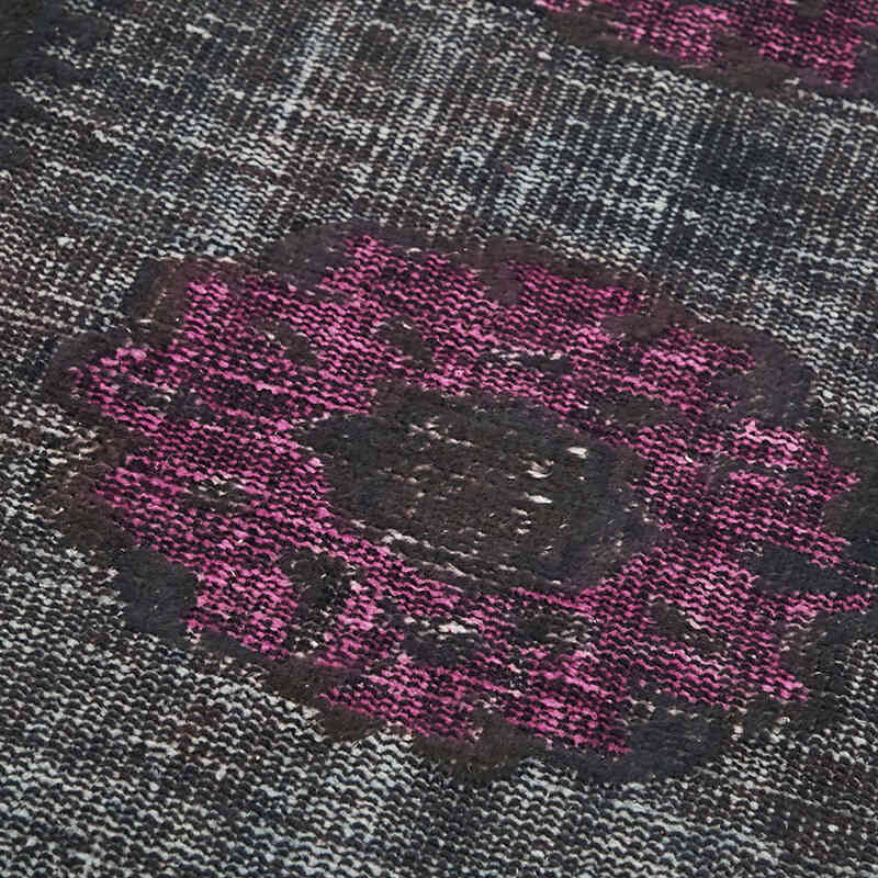 Hand Carved Over-Dyed Rug - 2' 7" x 9' 9" (31" x 117") - K0082101