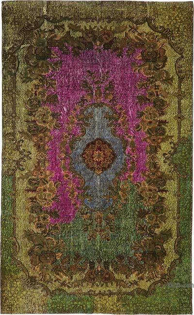 El Oyması Boyalı Halı - 178 cm x 293 cm