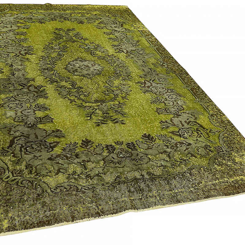 Hand Carved Over-Dyed Rug - 5' 8" x 9' 5" (68" x 113") - K0082106