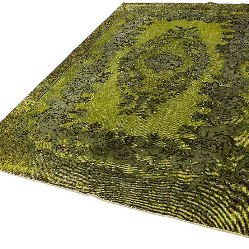 Hand Carved Over-Dyed Rug - 5' 8" x 9' 5" (68" x 113") - K0082106
