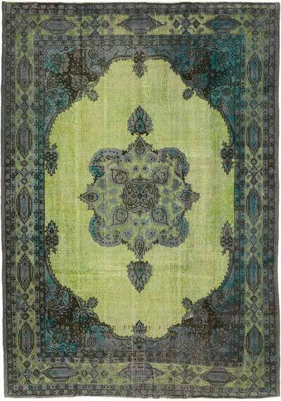 El Oyması Boyalı Halı - 216 cm x 314 cm