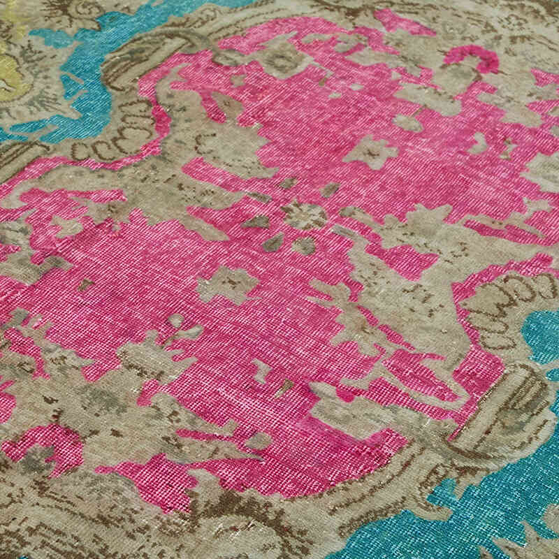 Hand Carved Over-Dyed Rug - 6' 8" x 10' 11" (80" x 131") - K0082110