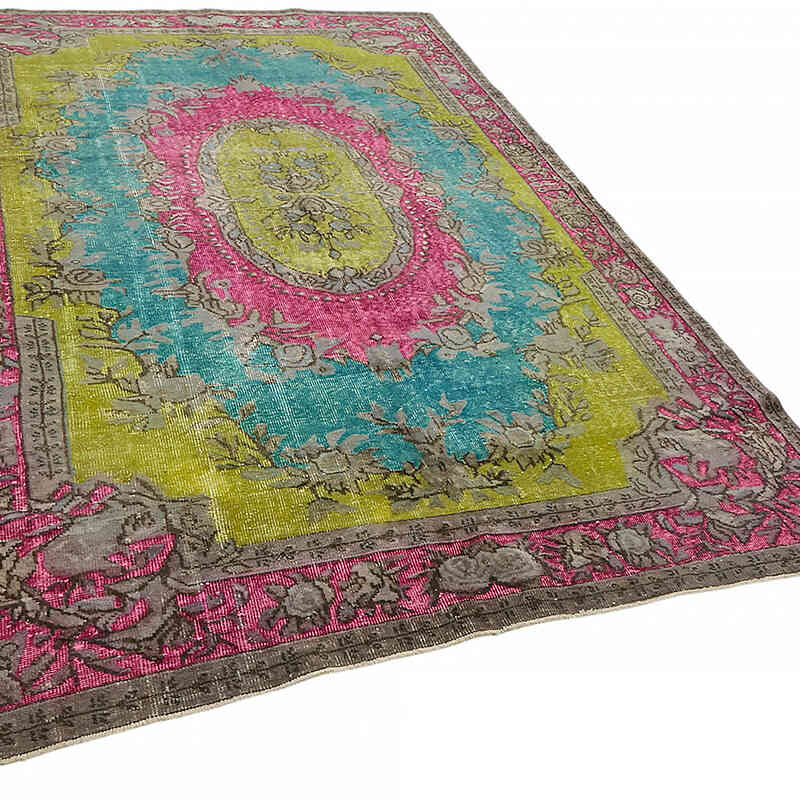 El Oyması Boyalı Halı - 187 cm x 300 cm - K0082111