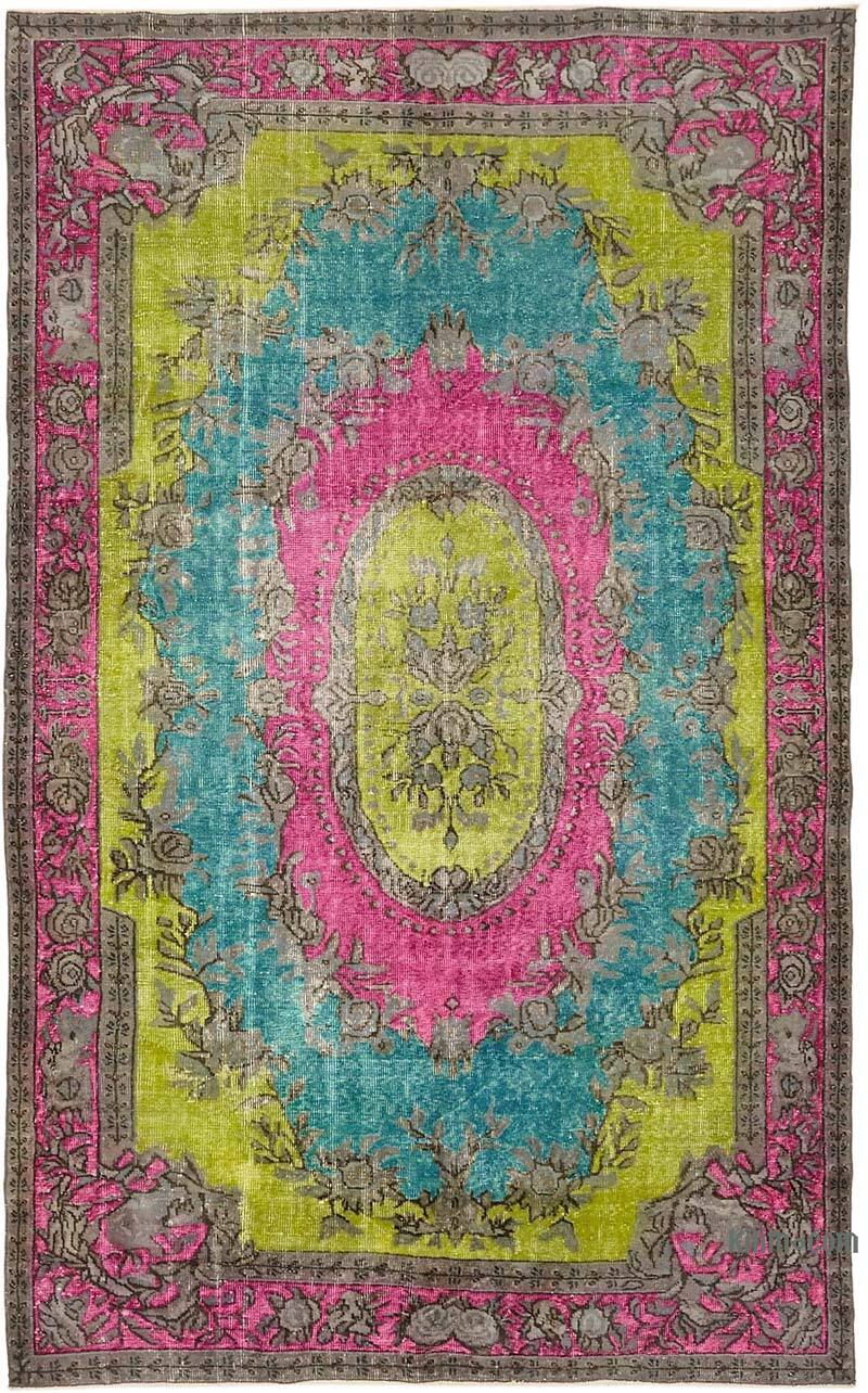 El Oyması Boyalı Halı - 187 cm x 300 cm - K0082111