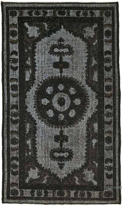 Hand Carved Over-Dyed Rug - 6' 1" x 10' 4" (73" x 124")