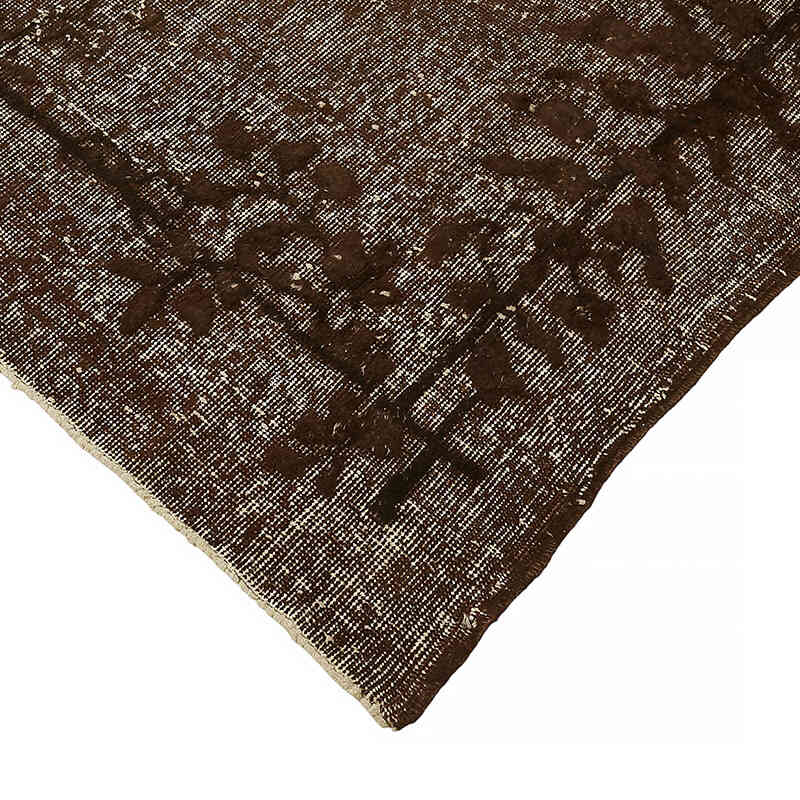 Hand Carved Over-Dyed Rug - 6' 5" x 10' 1" (77" x 121") - K0082113