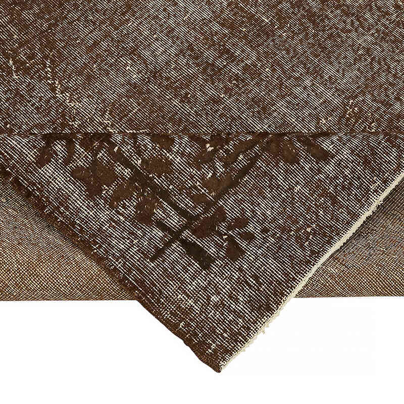 Hand Carved Over-Dyed Rug - 6' 5" x 10' 1" (77" x 121") - K0082113