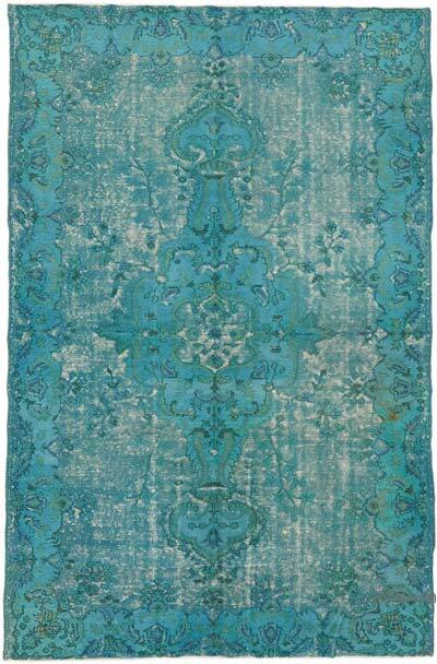 Alfombra Tallada a Mano Sobre Teñida - 178 cm x 272 cm