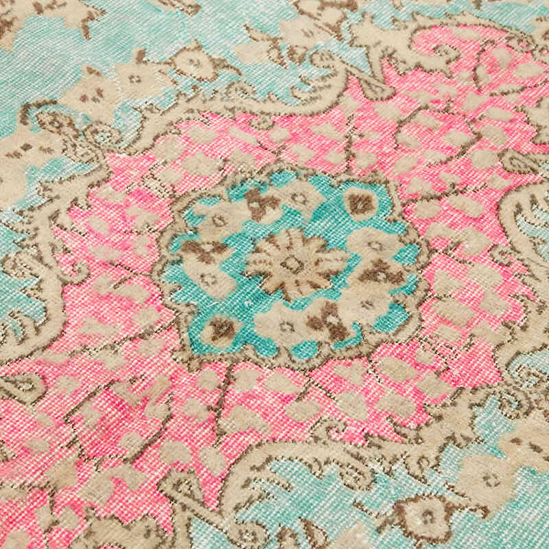 Hand Carved Over-Dyed Rug - 4' 11" x 8' 10" (59" x 106") - K0082116