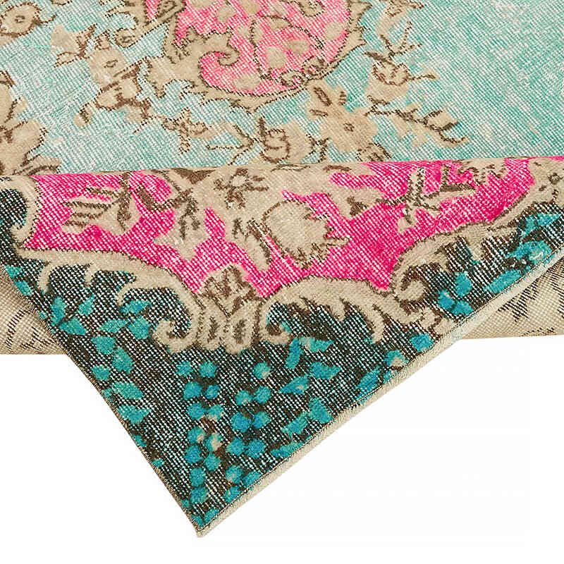 Hand Carved Over-Dyed Rug - 4' 11" x 8' 10" (59" x 106") - K0082116