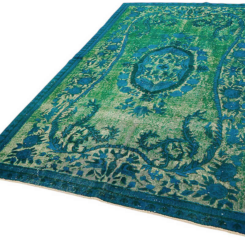 Hand Carved Over-Dyed Rug - 5' 4" x 8' 11" (64" x 107") - K0082118