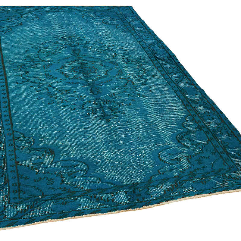 Hand Carved Over-Dyed Rug - 5' 8" x 8' 8" (68" x 104") - K0082120