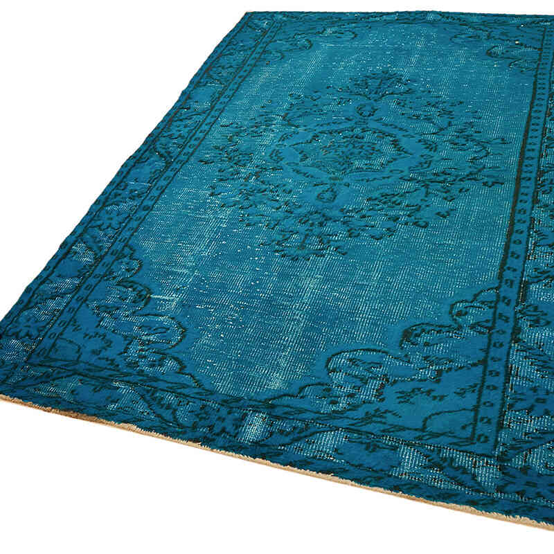 Hand Carved Over-Dyed Rug - 5' 8" x 8' 8" (68" x 104") - K0082120