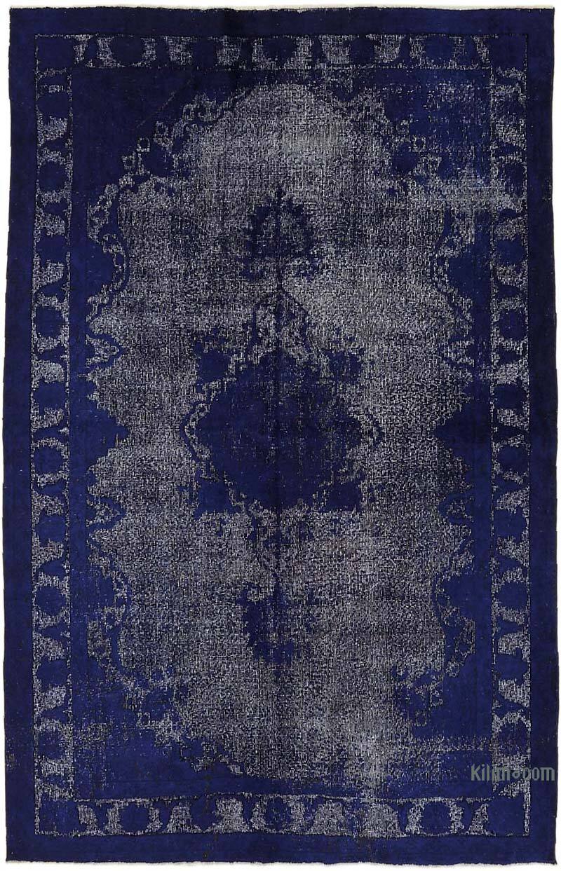 Alfombra Tallada a Mano Sobre Teñida - 158 cm x 253 cm - K0082121