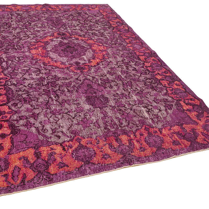 Alfombra Tallada a Mano Sobre Teñida - 195 cm x 295 cm - K0082122