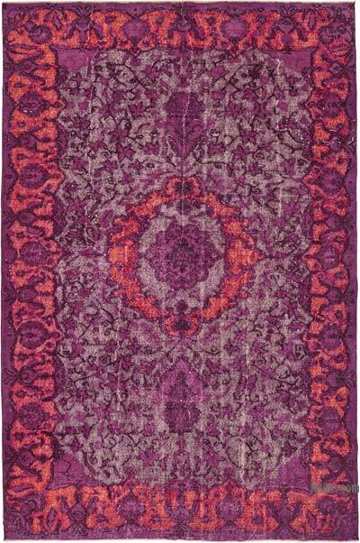El Oyması Boyalı Halı - 195 cm x 295 cm