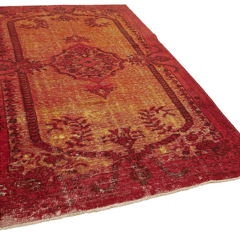 El Oyması Boyalı Halı - 185 cm x 293 cm - K0082127