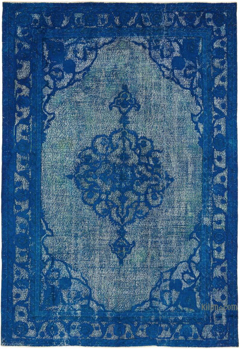 Hand Carved Over-Dyed Rug - 6' 9" x 10' 1" (81" x 121") - K0082128