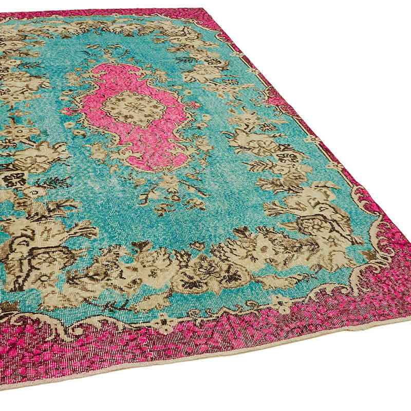 El Oyması Boyalı Halı - 172 cm x 296 cm - K0082132