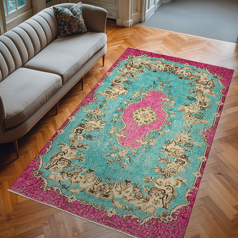 El Oyması Boyalı Halı - 172 cm x 296 cm - K0082132