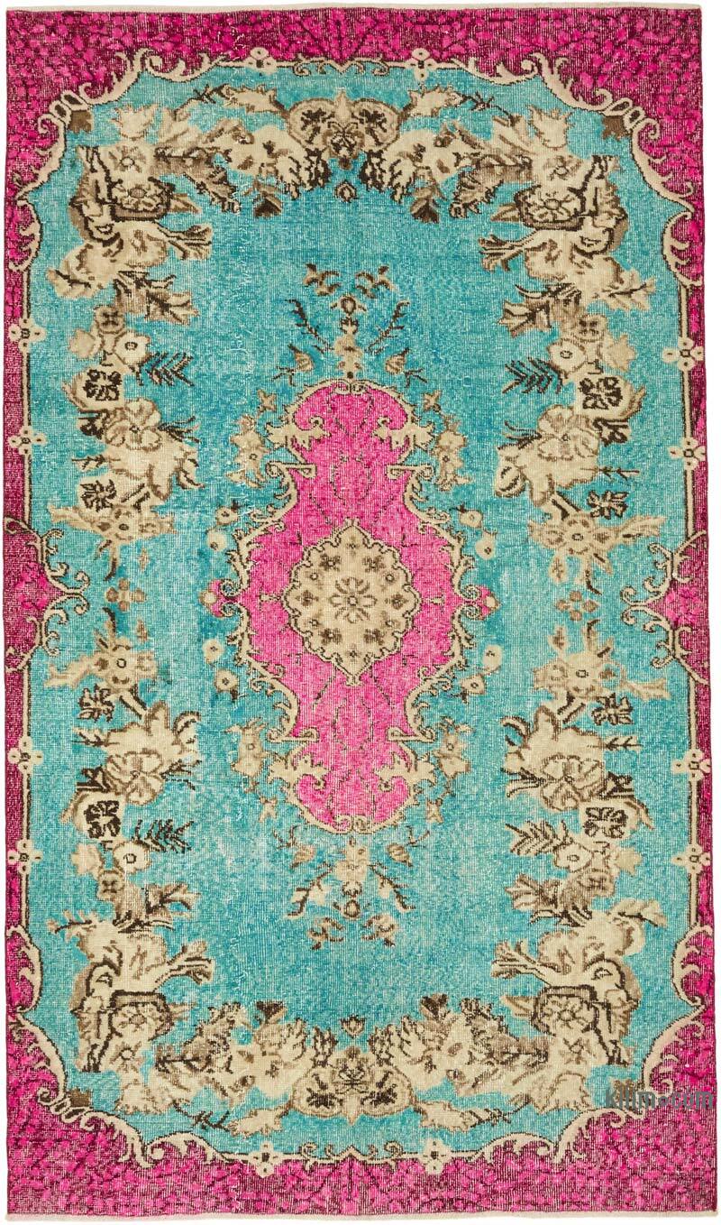 El Oyması Boyalı Halı - 172 cm x 296 cm - K0082132