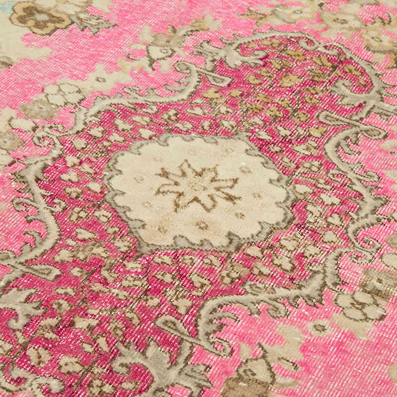 Hand Carved Over-Dyed Rug - 5' 5" x 8' 11" (65" x 107") - K0082133