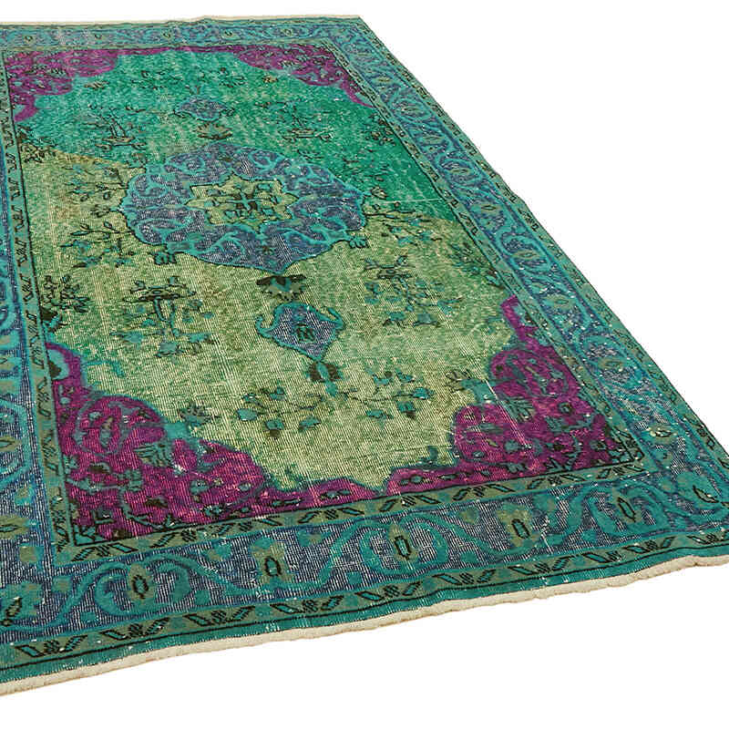 El Oyması Boyalı Halı - 155 cm x 265 cm - K0082136
