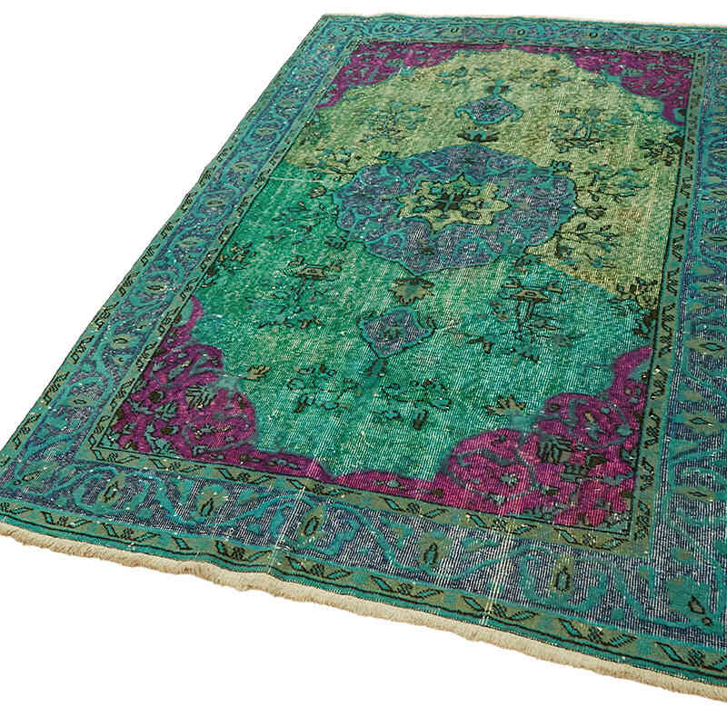 El Oyması Boyalı Halı - 155 cm x 265 cm - K0082136