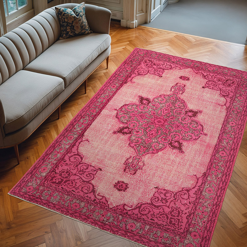 El Oyması Boyalı Halı - 205 cm x 310 cm - K0082137