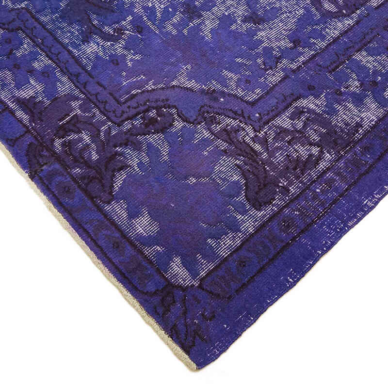 Hand Carved Over-Dyed Rug - 6' 3" x 10'  (75" x 120") - K0082138
