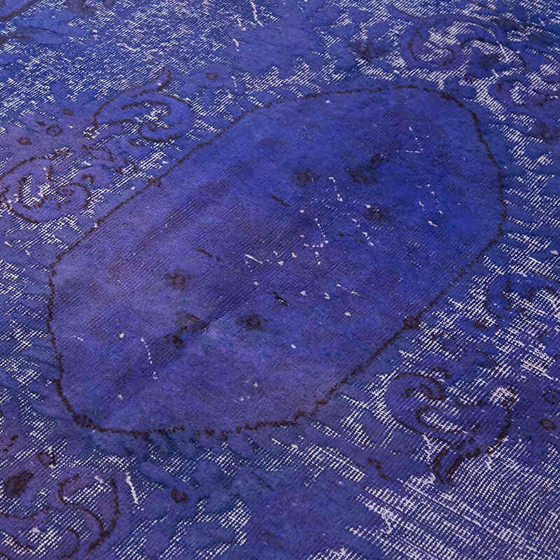 Hand Carved Over-Dyed Rug - 6' 3" x 10'  (75" x 120") - K0082138